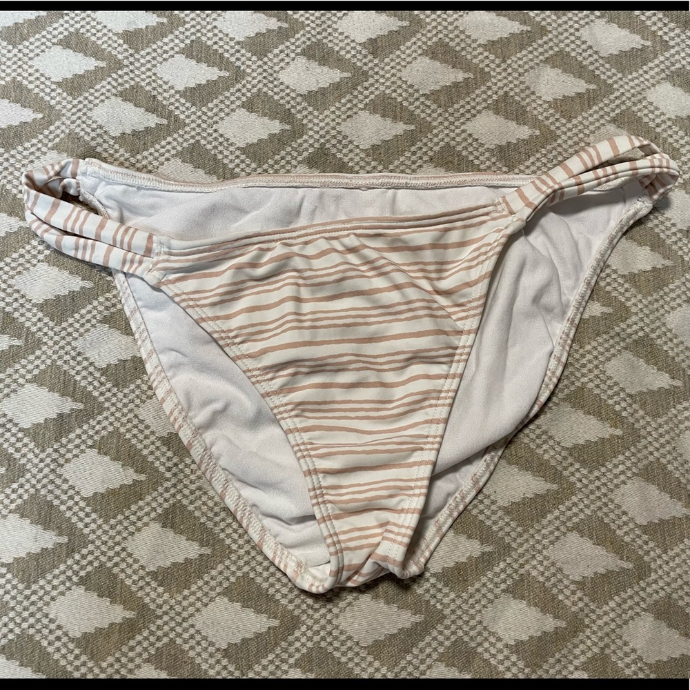 O’Neill classic striped bikini bottom- XS